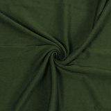 Solid Color Short Sleeve Split Midi Dress NY-10663
