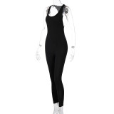 Sport Yoga Backless Jumpsuit BLG-P134748A