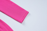 Long Sleeve V Neck Sport Jumpsuit BLG-P3914317A