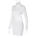 Sexy Backless Chain Slim Mini Dress BLG-D2910251A