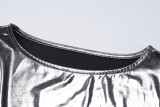 O Neck Long Sleeve Slim Mini Dress BLG-D3A14390A