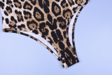 Leopard Print Long Sleeve Tight Bodysuit BLG-P8C0596A