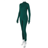 Solid Color Backless Slim Jumpsuit BLG-P3A14663A