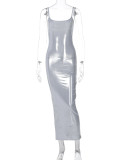 Sexy Backless Slim Sling Maxi Dress BLG-D3A14387A