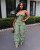 Fashion Sexy Wrap Chest Single-breasted Multi-Pocket Jumpsuit GHKC-13579
