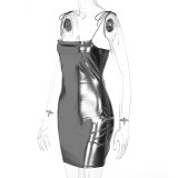 Backless Tie Up Slim Mini Dress BLG-D1C7528A