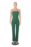 Sexy Tube Tops Solid Color Jumpsuit MZ-2833