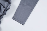 Long Sleeve Pleated Off Shoulder Knits Mini Dress BLG-D981145K
