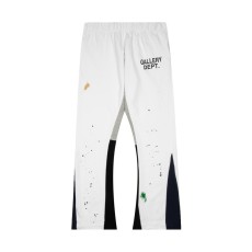 Letter Spatter Ink Graffiti Print Patchwork Casual Pants DF-018