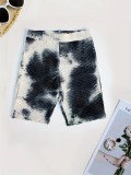 Ink Jacquard Bubble Yoga Short SH-390929