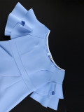 Plus Size One Neckline Ruffle Sleeve Midi Dress GKEN-AM031222