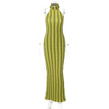 Fashion Slim Backless Sleeveless Dress BLG-D3211620A
