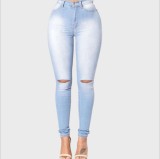 Casual Solid Color Slim Jeans GXJF-Amy25-6340xt1688