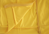 Solid Long Sleeve Hooded Pants 2 Piece Set ME-652