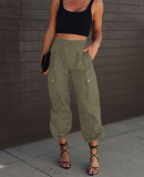 Solid Color Casual Loose Pants MA-570