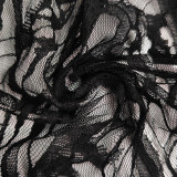 Sleeveless Backless Lace Sling Maxi Dress MUE-8052