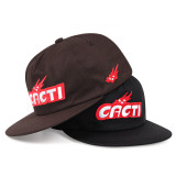 Soft Top CACTI Embroidered Flat-Brimmed Cap YWXY-xiyue-013