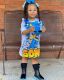 Kids Girl's Cartoon Print Loose Casual Dress GYAY-M8015