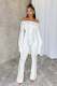Hollow Out Backless Knits Slim Jumpsuit YS-2405