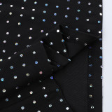 Long Sleeve Tie Up Mini Dress FL-YY24071