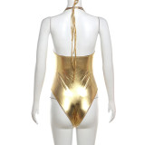 Sexy Hollow Out Chain Bodysuit XEF-41988