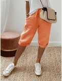 Casual Solid Color Five-minute Pants GYSM-W0739