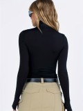 Fashion High Neck Long Sleeve Pullover GYSM-LZY019