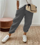 Solid Color Casual Nine-minute Pant GYSM-W0738
