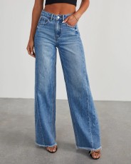 Loose Denim Fashion Wide Leg Jeans GYAN-32150