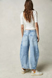 Casual Loose Tube Jeans GYAN-16848