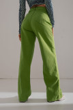 Solid Color Loose Denim Jeans GYAN-22897