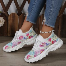 Flower Pattern Sport Casual Shoes GYUX-555
