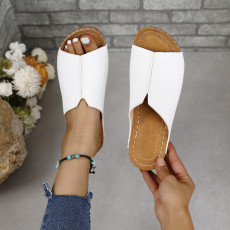 Slope Heel Slippers Thick Bottom Sandals GYUX-21231