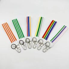 Seven Color Canvas Keychain Pendant GHQB-09912