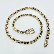 Pin Buckle Metal Leopard Belt GHQB-豹纹腰链