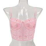 Erotic Lingerie Sexy Floral Sing Top(Can Be Worn Outside) GLSA-1998