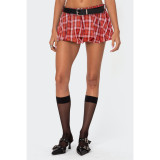 Plaid With Bottomed Pod Pant Skirt ASL-GL6737