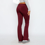 Fashion Slim Low-Rise Flared Pants GXYF-H0412