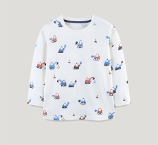 Kids Fashion Print Long Sleeve T Shirt GASD-5403