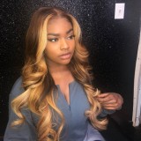 YouMi Hair SUMMERELLA 13x4 Tranaparent Lace Front Wig For Black Woman Free Shipping (YM0002)