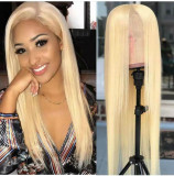 YouMi Hair Brazilian Virgin Hair Color 613 Blonde 13x4 Lace Front Wig And Full Lace Wig In stock (YM0030)