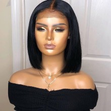 YouMi Hair Pre Plucked 13x4 Tranaparent Lace Front Wig And Full Lace Wig And Bob Lace Wig For Black Woman Free Shipping (YM0013)