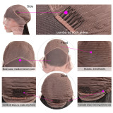 Youmi Human Virgin Hair Pre Plucked 13x4 Tranaparent Lace Front Wig For Black Woman Free Shipping (YM0043)