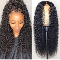 Youmi Human Virgin Hair Pre Plucked 13x6 Tranaparent Lace Front Wig And Curly Lace Wig For Black Woman Free Shipping (YM0091)