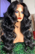 Youmi Human Virgin Hair Pre Plucked 13x6 Tranaparent Lace Front Wig And Wave Lace Wig For Black Woman Free Shipping (YM0096)