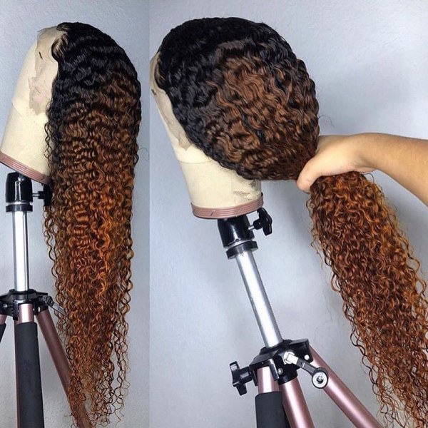 Youmi Human Virgin Hair Pre Plucked 13x6 Tranaparent Lace Front Wig And Curly Lace Wig For Black Woman Free Shipping (YM0089)