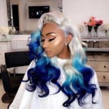 Youmi Human Virgin Hair Pre Plucked Ombre 13x4 Lace Front Wig For Black Woman Free Shipping (YM0129)