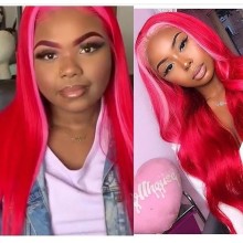Youmi Human Virgin Hair Pre Plucked Ombre 13x4 Lace Front Wig For Black Woman Free Shipping (YM0141)