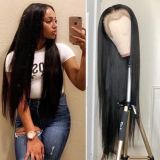 Youmi Human Virgin Hair Pre Plucked Natural Lace Front Wig 40 Inch For Black Woman Free Shipping (YM0146)