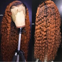 Youmi Human Virgin Hair Pre Plucked 13x4 Tranaparent  Lace Front Wig And Curly Lace Wig For Black Woman Free Shipping (YM0164)